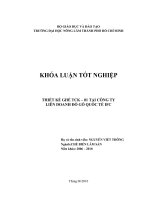   THIẾT KẾ GHẾ TCK – 01 TẠI CÔNG TY   LIÊN DOANH ĐỒ GỖ QUỐC TẾ IFC   