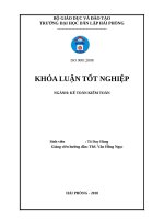 Hoàn thiện công tác kế toán lập và phân tích bảng cân đối kế toán tại công ty cổ phần tư vấn đầu tư và xây dựng giao thông công chính hải phòng 