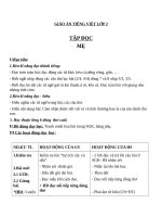 Giáo án Tiếng Việt 2 tuần 12 bài: Tập đọc  Mẹ