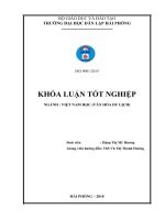 Thực trạng và giải pháp đối với công tác quản trị nhân lực tại khách sạn hải đăng plaza 