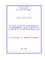 Quản lý rủi ro hoạt động kinh doanh thẻ tại ngân hàng thương mại cổ phần đầu tư và phát triển việt nam chi nhánh quảng trị 