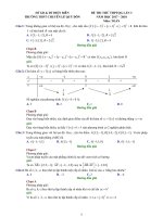 Đề thi thử THPT quốc gia 2018 môn toán trường THPT chuyên lê quý đôn – điện biên lần 3 có lời giải chi tiết 