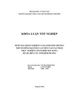  BƯỚC ĐẦU KHẢO NGHIỆM VÀ SO SÁNH SINH TRƯỞNG  MỘT SỐ DÒNG BẠCH ĐÀN LAI NHÂN TẠO TẠI TRẠM  THỰC NGHIỆM LÂM NGHIỆP BÀU BÀNG,   HUYỆN BẾN CÁT, TỈNH BÌNH DƯƠNG   