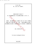 Ảnh hưởng trong việc thu hồi đất sản xuất nông nghiệp đến thu nhập của người dân trên địa bàn xã phong an, huyện phong điền, tỉnh thừa thiên huế 