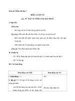 Giáo án Tiếng Việt 2 tuần 12 bài: Luyện từ và câu  Mở rộng vốn từ: Từ ngữ về tình cảm. Dấu phẩy