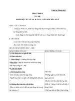 Giáo án Tiếng Việt 2 tuần 12 bài: Chính tả  Tập chép: Mẹ. Phân biệt IÊYÊYA, RDGI, dấu hỏidấu ngã