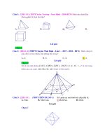 Ôn thi THPT 2019  hình học 12 chương 1