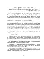 QUAN HỆ CÔNG CHÚNG VÀ VAI TRÒ CỦA QUAN HỆ CÔNG CHÚNG