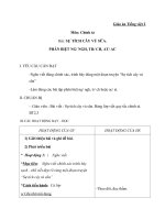 Giáo án Tiếng Việt 2 tuần 12 bài: Chính tả  Nghe  viết: Sự tích cây vú sữa. Phân biệt NGNGH, TRCH, ATAC