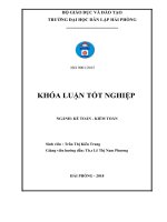 Hoàn thiện công tác kế toán vốn bằng tiền tại công ty cổ phần xây dựng thương mại việt khánh 