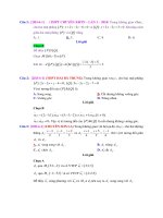 Ôn tập THPT 2019 Toán Tổng Hợp Về Phương Pháp Tọa Độ Không Gian