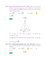 Ôn tập THPT 2019 hình học 12 chương 2 bài 1