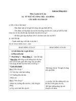 Giáo án Tiếng Việt 2 tuần 13 bài: Luyện từ và câu  Mở rộng vốn từ: từ ngữ về công việc gia đình. Câu kiểu Ai làm gì?