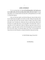 Các yếu tố ảnh hưởng đến tỷ suất sinh lời của các cổ phiếu niêm yết trên sàn chứng khoán thành phố hồ chí minh 