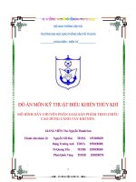 Ứng dụng 8051 Mô Hình Dây Chuyền Phân Loại Sản Phẩm Theo Chiều Cao Dùng Cánh Tay Khí Nén (Có Code và Giải Thuật)