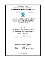 ĐỀ TÀI : GIẢI PHÁP XÂY DỰNG HỆ THỐNG MẠNG MÃ NGUỒN MỞ CHO DOANH NGHIỆP