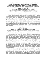 TĂNG CƯỜNG GIÁO DỤC LÝ TƯỞNG CÁCH MẠNG; XÂY DỰNG ĐOÀN VỮNG MẠNH; ĐOÀN KẾT, PHÁT HUY THANH NIÊN XUNG KÍCH, TÌNH NGUYỆN, SÁNG TẠO XÂY DỰNG VÀ BẢO VỆ TỔ QUỐC
