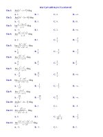 BÀI tập GIỚI hạn của hàm số tổng hợp file pdf in