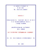 Nâng cao chất lượng dịch vụ phục vụ mặt đất tại Cảng hàng không Đồng Hới, tỉnh Quảng Bình