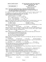 DE thi chinh thuc mon hoa 2018 2019