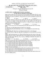 Đề thi HSG vật lí 2017 2018