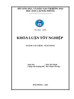 Giải pháp nâng cao hiệu quả hoạt động huy động vốn tiền gửi tại ngân hàng TMCP phương đông – chi nhánh hải phòng 