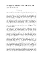 ĐỔI MỚI QUẢN LÝ GIÁO DỤC VIỆT NAM TRONG NỀN KINH TẾ THỊ TRƯỜNG