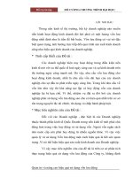 Luận văn tốt nghiệp quản trị và nâng cao hiệu quả sử dụng vốn lưu động tại công ty vật tư kỹ thuật xi măng