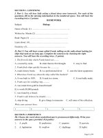 ĐỀ HSG ANH 9 (2018 2019)