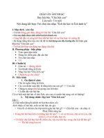 Giáo án Dạy hát bài Chú ếch con