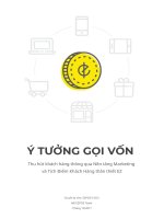 Ý TƯỞNG GỌI VỐN Thu hút khách hàng thông qua Nền tảng Marketing và Tích Điểm Khách Hàng thân thiết EZ