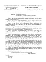 ĐỀ ÁN TUYỂN SINH CAO ĐẲNG HỆ CHÍNH QUY CỦA TRƯỜNG CAO ĐẲNG CÔNG NGHIỆP HÓA CHẤT