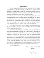 “Nghiên  cứu ảnh hưởng của Biến đổi khí hậu đến nhu cầu tiêu nước của hệ  thống tiêu  Phú Sơn – Yên Bồ huyện Ba Vì, TP Hà Nội” 