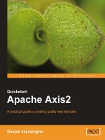 Packt quickstart apache axis2 a practical guide to creating quality web services may 2008 ISBN 1847192866 pdf 