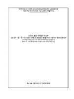 TÀI LIỆU THỰC TẬP QUẢN LÝ VÀ TỔ CHỨC THỰC HIỆN CHƢƠNG TRÌNH DS-KHHGĐ (Tài liệu dùng cho các lớp bồi dưỡng nghiệp vụ Dân số - KHHGĐ đạt chuẩn viên chức dân số)