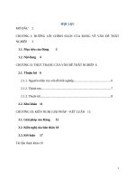 TIỂU LUẬN ĐƯỜNG LỐI CHÍNH SÁCH CỦAĐẢNG VỀ VẤN ĐỀ THẤT NGHIỆP