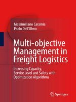 Springer multi objective management in freight logistics increasing capacity service level and safety with optimization algorithms nov 2008 ISBN 1848003811 pdf 