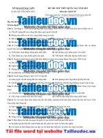 41 đề thi thử THPT QG môn lịch sử trường THPT chuyên bạc liêu   lần 2   năm 2019 (có lời giải chi tiết) image marked 