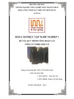 báo cáo thực tập nghề nghiệp 1 công ty AMW-VN