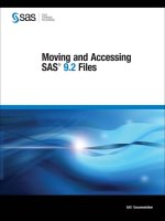 SAS moving and accessing SAS 9 2 files mar 2008 ISBN 1599943220 pdf 