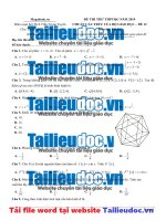Đề thi thử THPTQG năm 2019 môn toán megabook   đề 12   file word có lời giải chi tiết image marked 