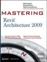 Sybex mastering revit architecture 2009 sep 2008 ISBN 0470295287 pdf 