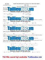 Đề thi thử THPTQG năm 2019 môn toán megabook   đề 28   file word có đáp án image marked 