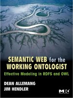 Morgan kaufmann semantic web for the working ontologist may 2008 ISBN 0123735564 pdf 
