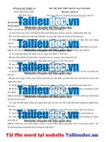 47 đề thi thử THPT QG môn lịch sử liên trường THPT   nghệ an   lần 1   năm 2019 (có lời giải chi tiết) image marked 