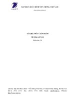 TÀI LIỆU MÔ TẢ SẢN PHẨM Hệ thống vnPortal
