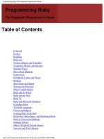 Addison wesley programming ruby a pragmatic programmers guide dec 2000 ISBN 0201710897 pdf 