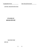 SỔ TAY PHÁP LUẬT DÀNH CHO VIÊN CHỨC