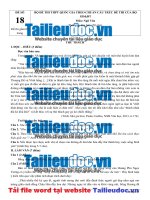 84  đề thi thử 2019 megabook môn văn   đề 18   file word có lời giải chi tiết image marked 