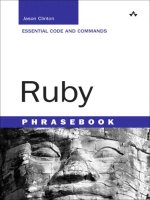 Addison wesley ruby phrasebook sep 2008 ISBN 0672328976 pdf 